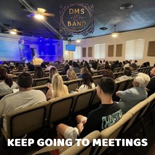 KEEP GOING TO MEETINGS (Cover)